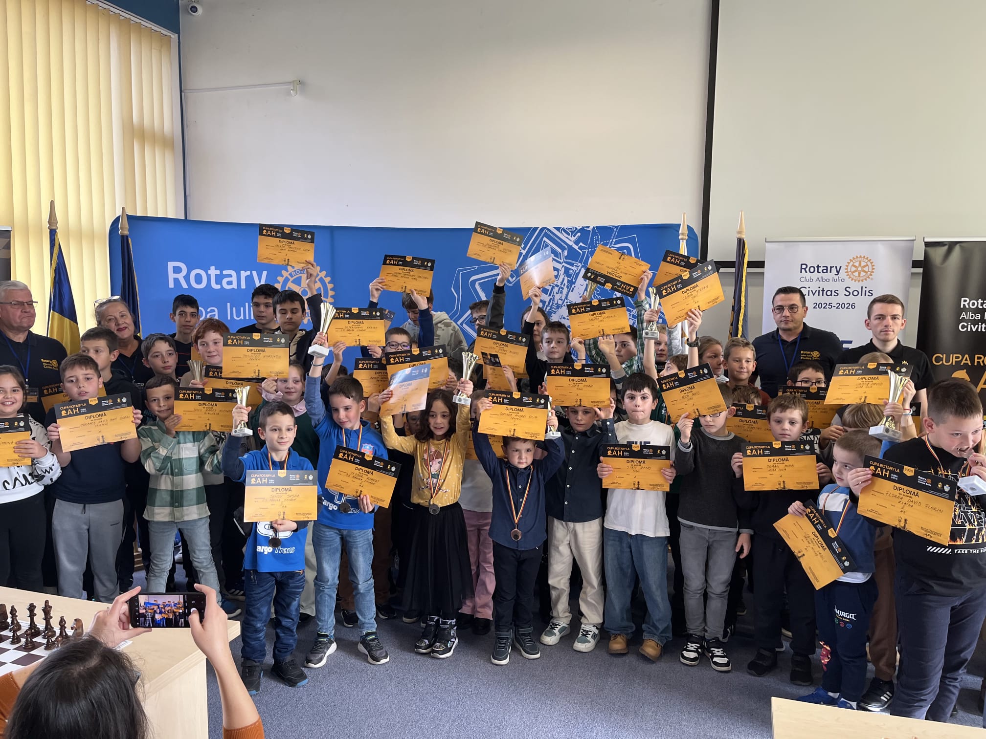 Cupa Rotary Club Alba Iulia Civitas Solis la Șah, ediția a IX-a, și-a desemnat câștigătorii